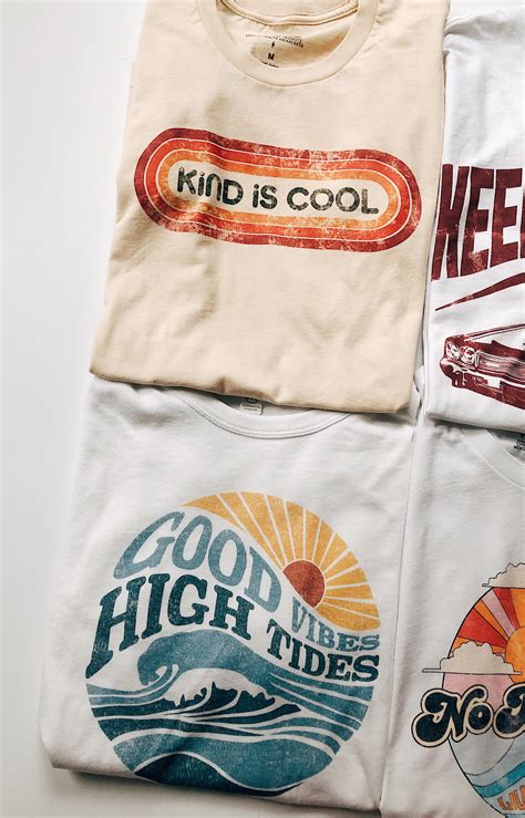 Vintage-inspired tees: