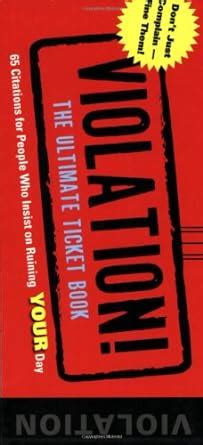 Violation The Ultimate Ticket Book Epub