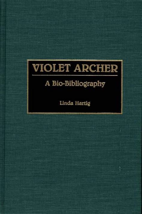 Violet Archer A Bio-Bibliography Kindle Editon