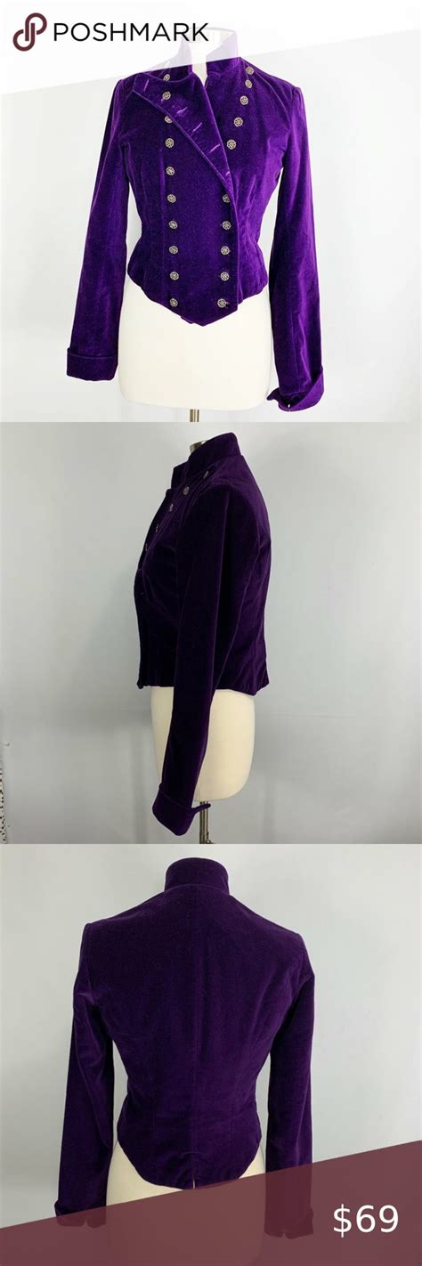 Violet Velvet Jacket: