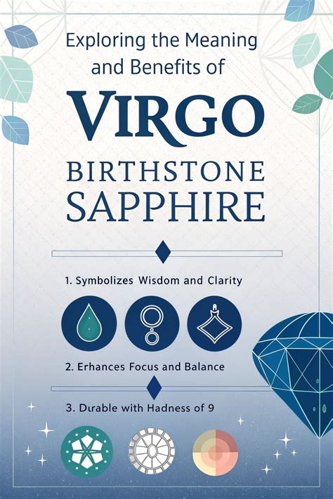 Virgo's Birthstone: Explore the Enchanting Sapphire