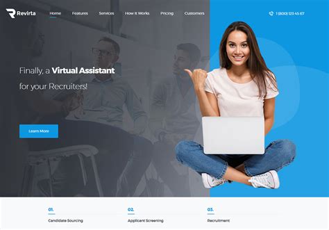 Virtual Assistant Website Template