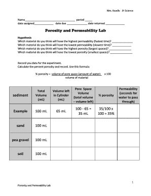 Virtual Lab Porosity And Permeability Answers Key Epub