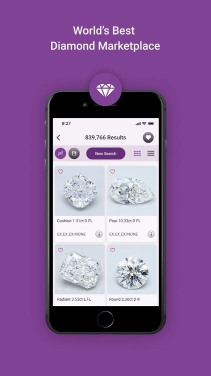 Virtual diamond boutiques