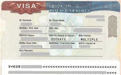 Visa Categories for Working in South Korea