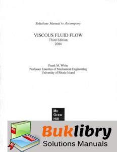 Viscous Fluid Flow White Solutions Manual Epub