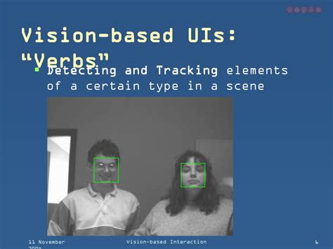 Vision-Based Interaction: