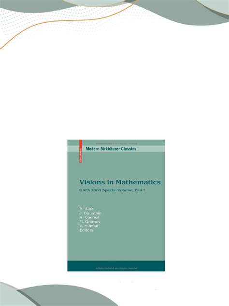 Visions in Mathematics GAFA 2000 Special Volume, Part Ipp. 1-453 Doc