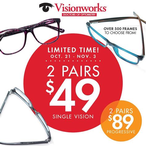 Visionworks Coupon 2 For 99 Printable