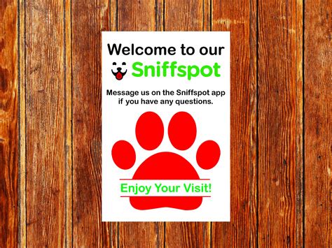 Visit Sniff Spot Website or App: