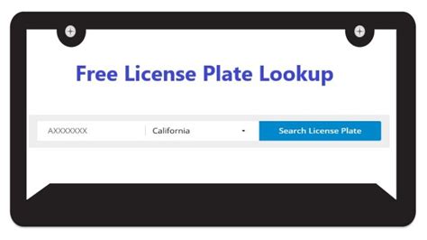 Visit a License Plate Lookup Website: