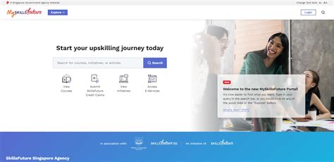 Visit the SkillsFuture Credit Portal: