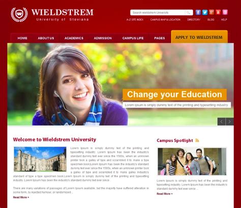 Visit the university's website.