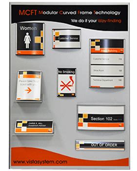 Vista Sign System Catalog