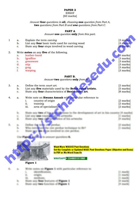 Visual Art Objective Answer For Waec 2014 2015 Reader