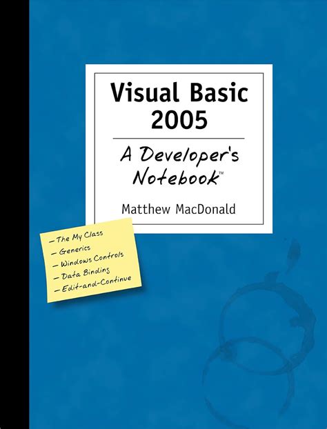 Visual Basic 2005 A Developer s Notebook Kindle Editon