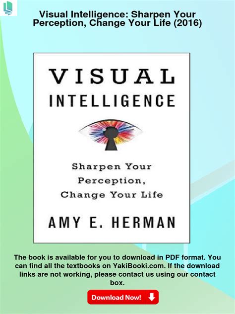 Visual Intelligence Sharpen Perception Change PDF