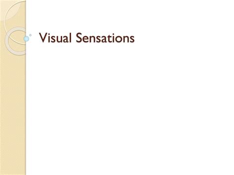 Visual Sensations: The Power of Graphics