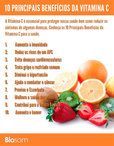 Vitamina C: Conheça Seus Benefícios, Fontes e Como Consumir