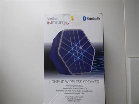 Vivitar Infinite Light up Wireless Bluetooth PDF