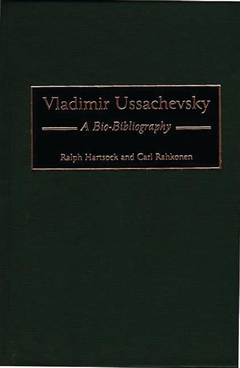 Vladimir Ussachevsky A Bio-Bibliography Doc