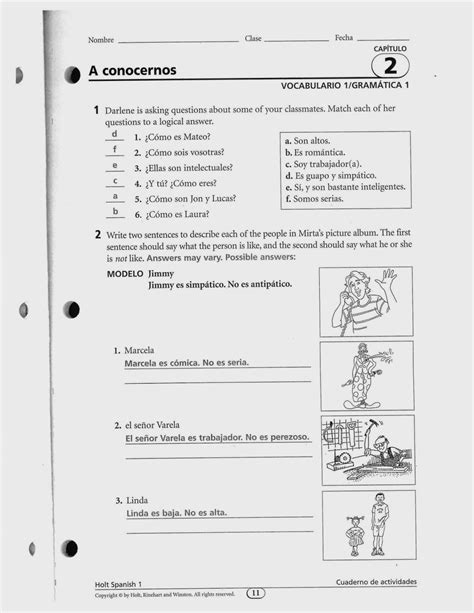 Vocabulario C Pg 173 Spanish Workbook Answers Kindle Editon