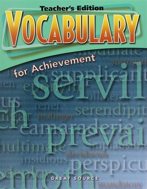 Vocabulary For Achievement Fifth Course Answer Key Doc