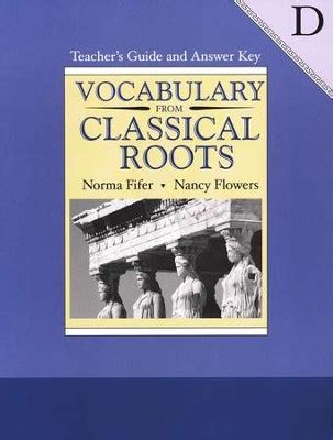 Vocabulary From Classical Roots Answers Book D Reader