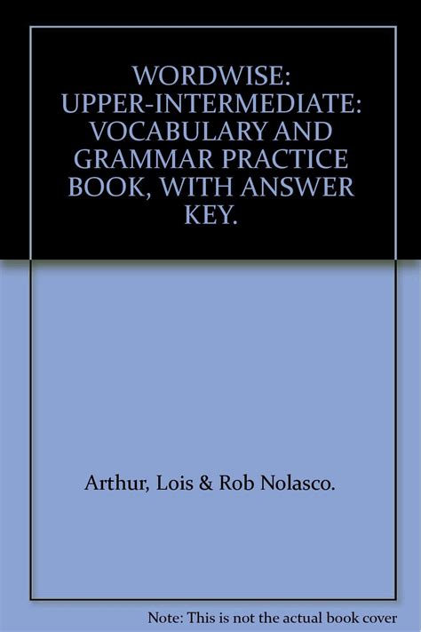 Vocabulary From Wordwise Answer Key Kindle Editon