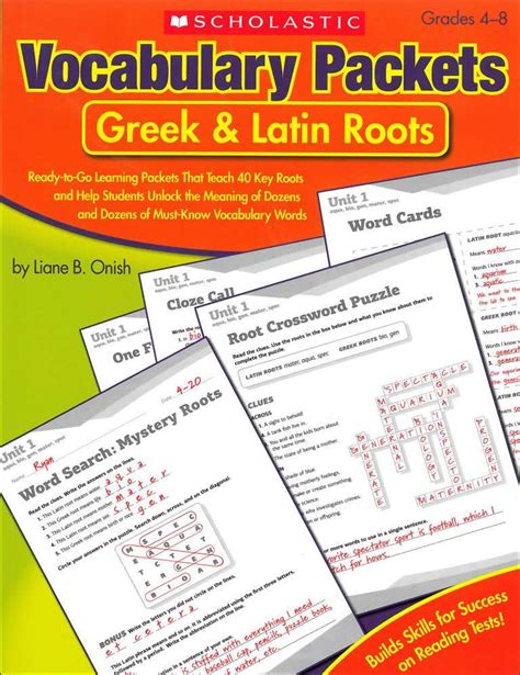 Vocabulary Packets Greek Roots Answers Kindle Editon