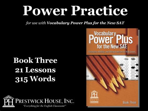 Vocabulary Power Plus New Sat 3 Answer Key Kindle Editon