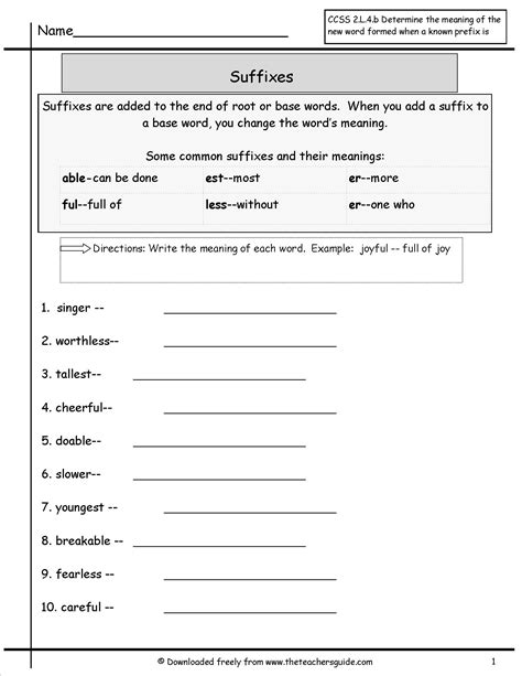 Vocabulary Practice 5 Suffixes Answers Epub