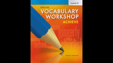 Vocabulary Workshop Answers Level C Epub