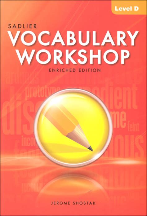 Vocabulary Workshop Book D Answers Reader