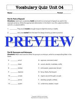 Vocabulary Workshop Level C Answers Unit Reviews PDF