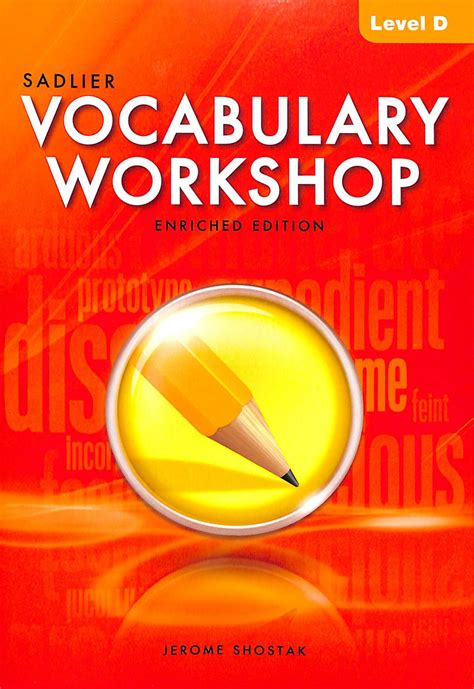Vocabulary Workshop Level D New Edition Answers Epub