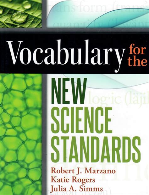 Vocabulary for the New Science Standards Essentials for Principals PDF