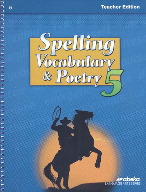 Vocabulary spelling poetry answers fifth edition Ebook PDF