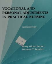 Vocational and Personal Adjustments in Practical Nursing PDF