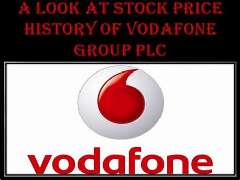 Vodafone Group PLC Stock Price: A Comprehensive Guide