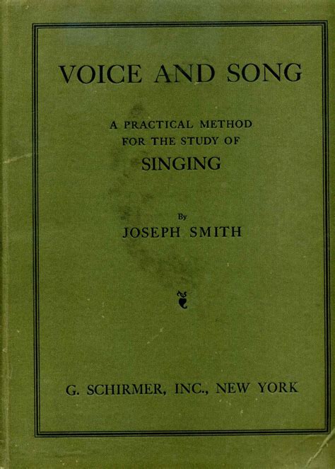 Voice and Song A Practical Method for the Study of Singing Classic Reprint PDF