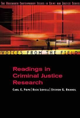 Voices from the Field: Readings in Criminal Justice Research (Cr Ebook Kindle Editon