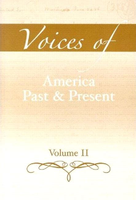Voices of America Past and Present Volume 2 Kindle Editon