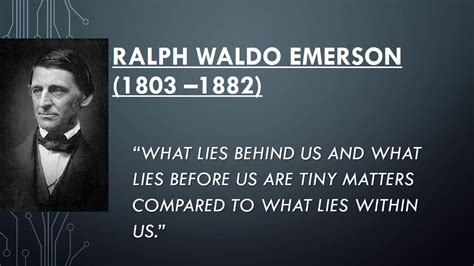 Voices of Transcendentalism Ralph Waldo Emerson