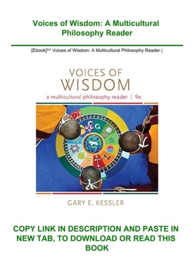 Voices of Wisdom: A Multicultural Philosophy Reader Ebook Kindle Editon