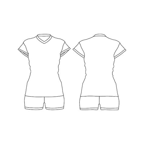 Volleyball Jersey Template