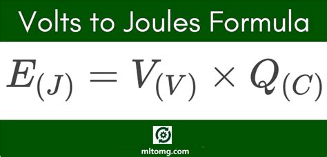 Volts to Joules: Delving into the Conversion and Its Applications