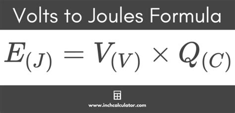 Volts to Joules Calculator: How to Convert Electrical Energy