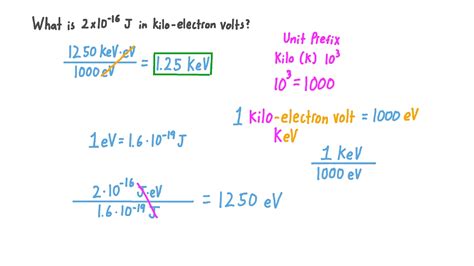 Volts to Kilojoules: A Comprehensive Guide