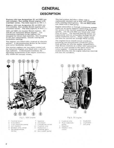 Volvo Penta Diesel Engine D1 MD1 D2 MD2 Workshop and Repair Manual Ebook Epub